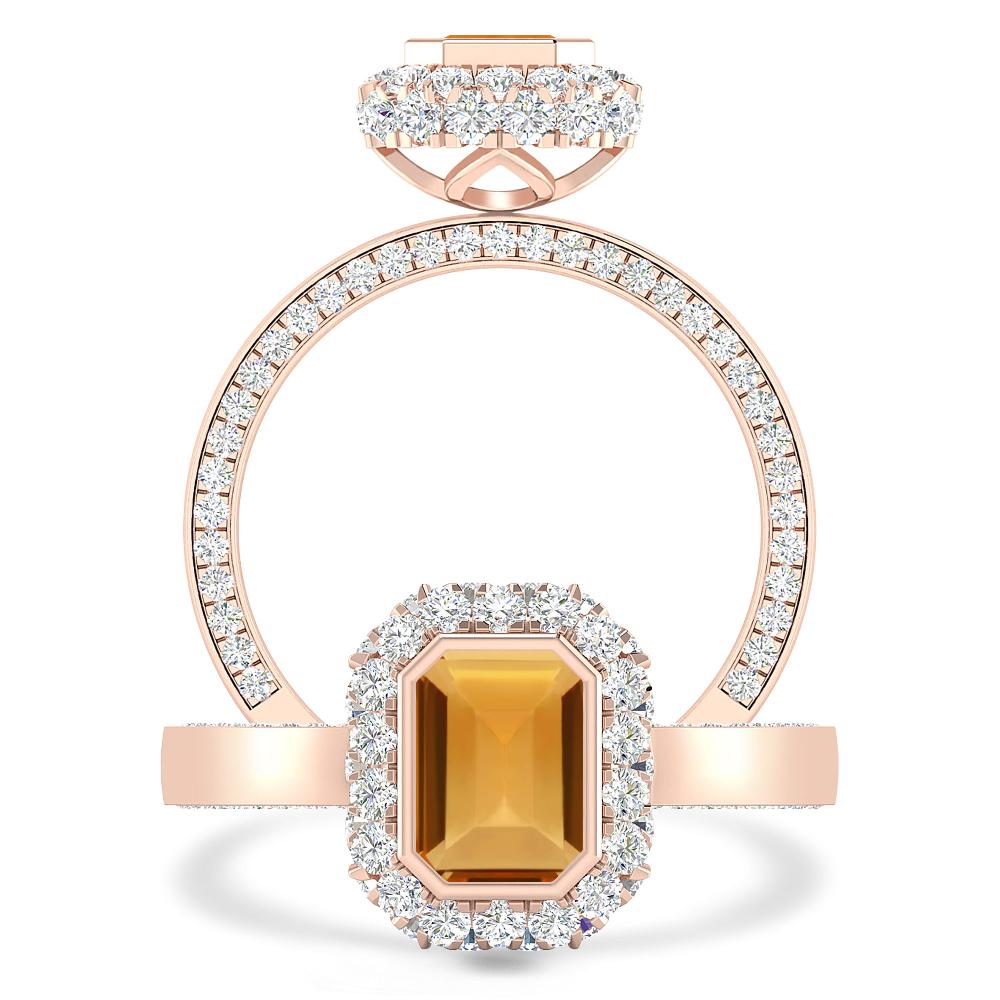 Rose Gold - Citrine