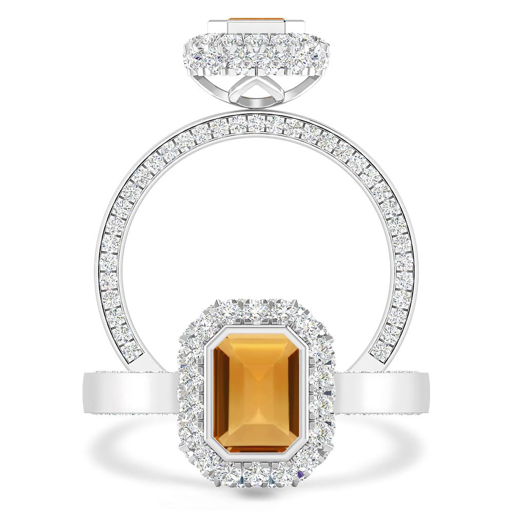 White Gold - Citrine