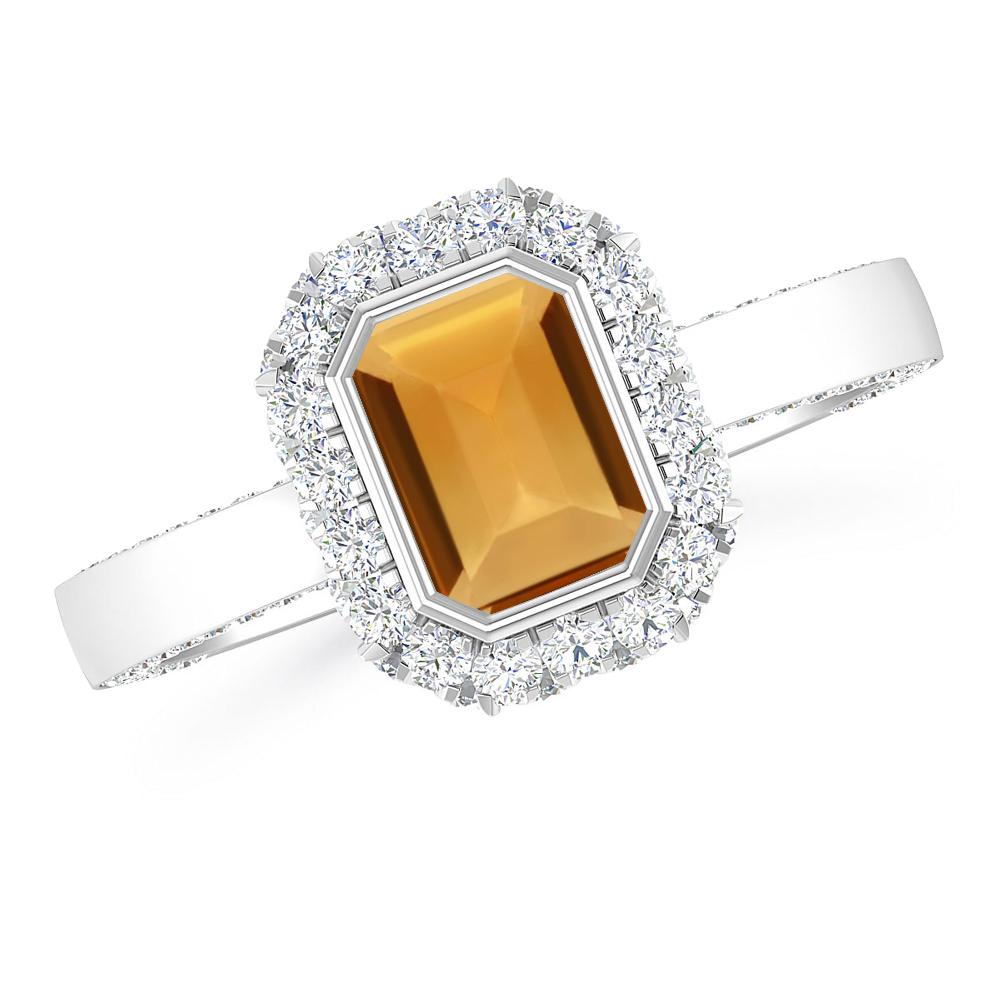 White Gold - Citrine