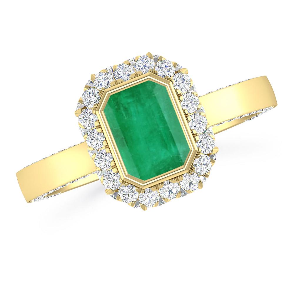 Yellow Gold - Emerald