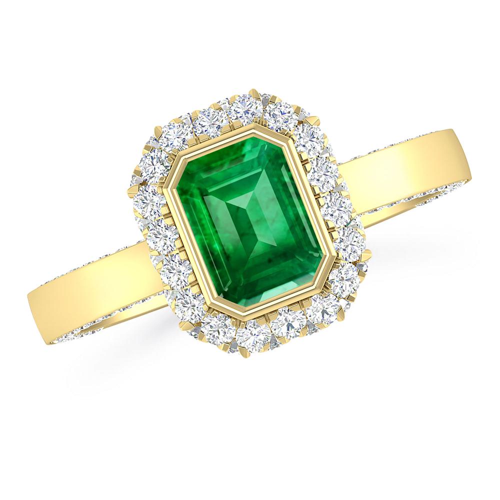 Yellow Gold - Emerald