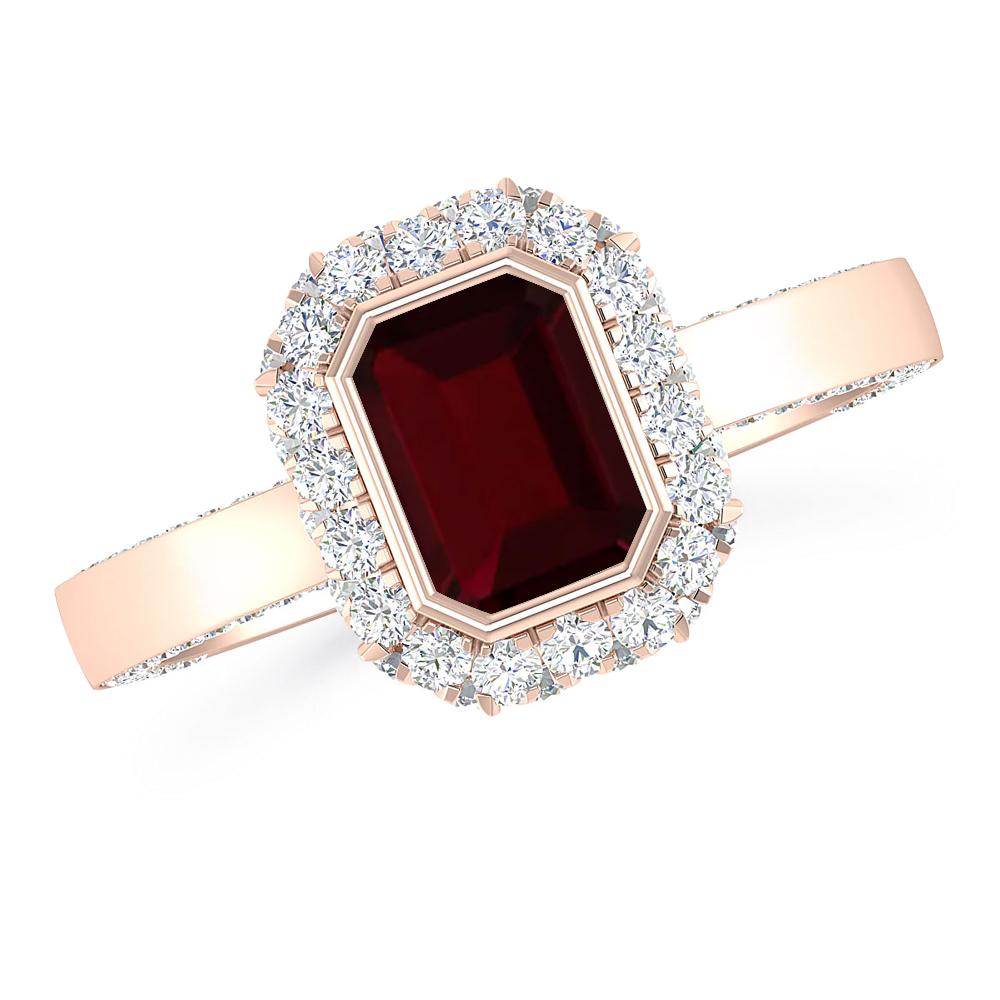 Rose Gold - Garnet