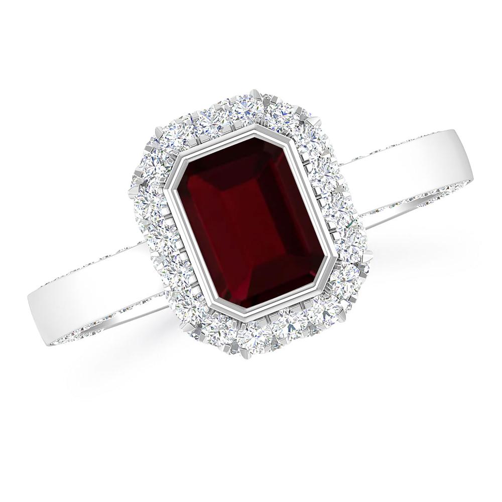 White Gold - Garnet