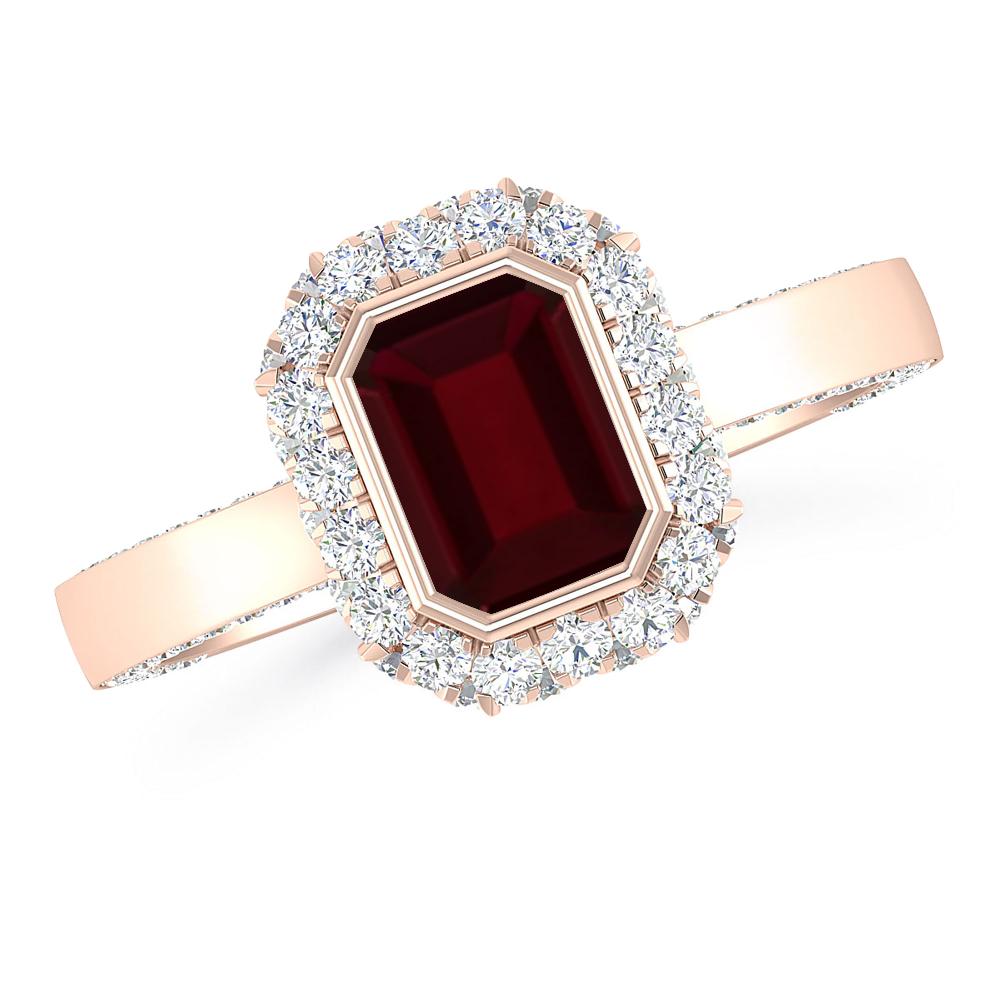 Rose Gold - Garnet