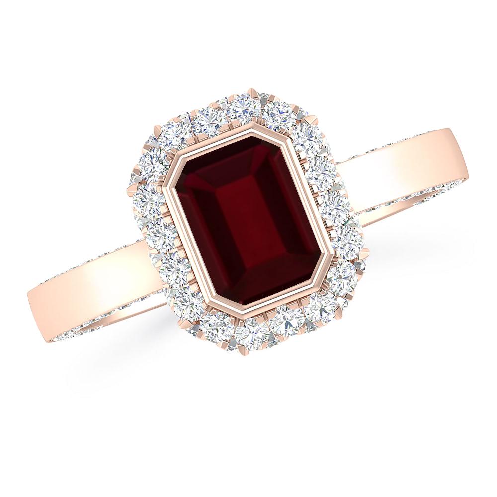 Rose Gold - Garnet