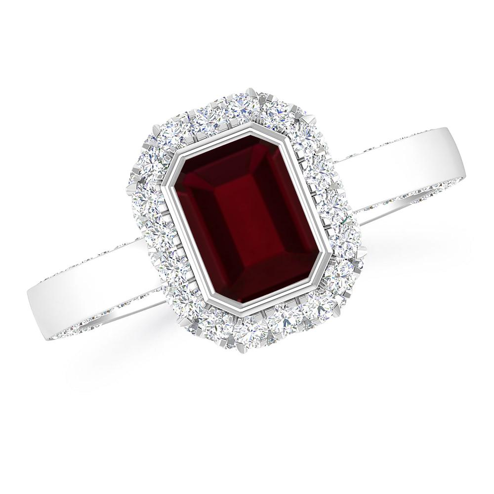 White Gold - Garnet