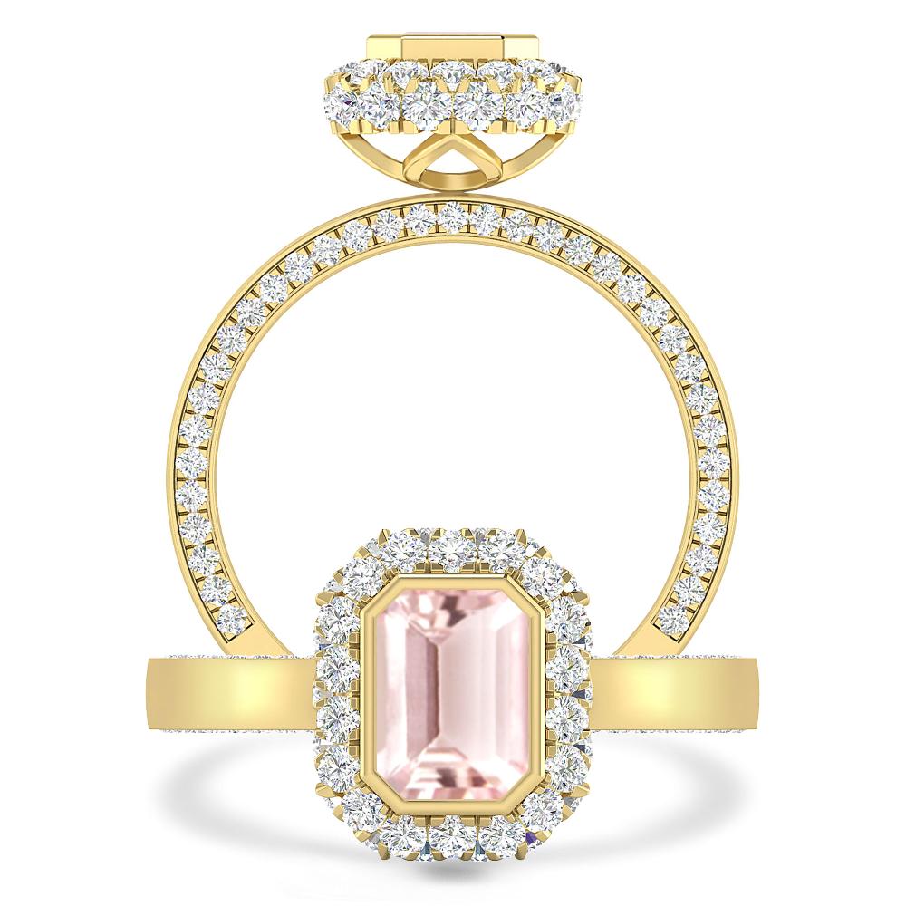 Yellow Gold - Morganite