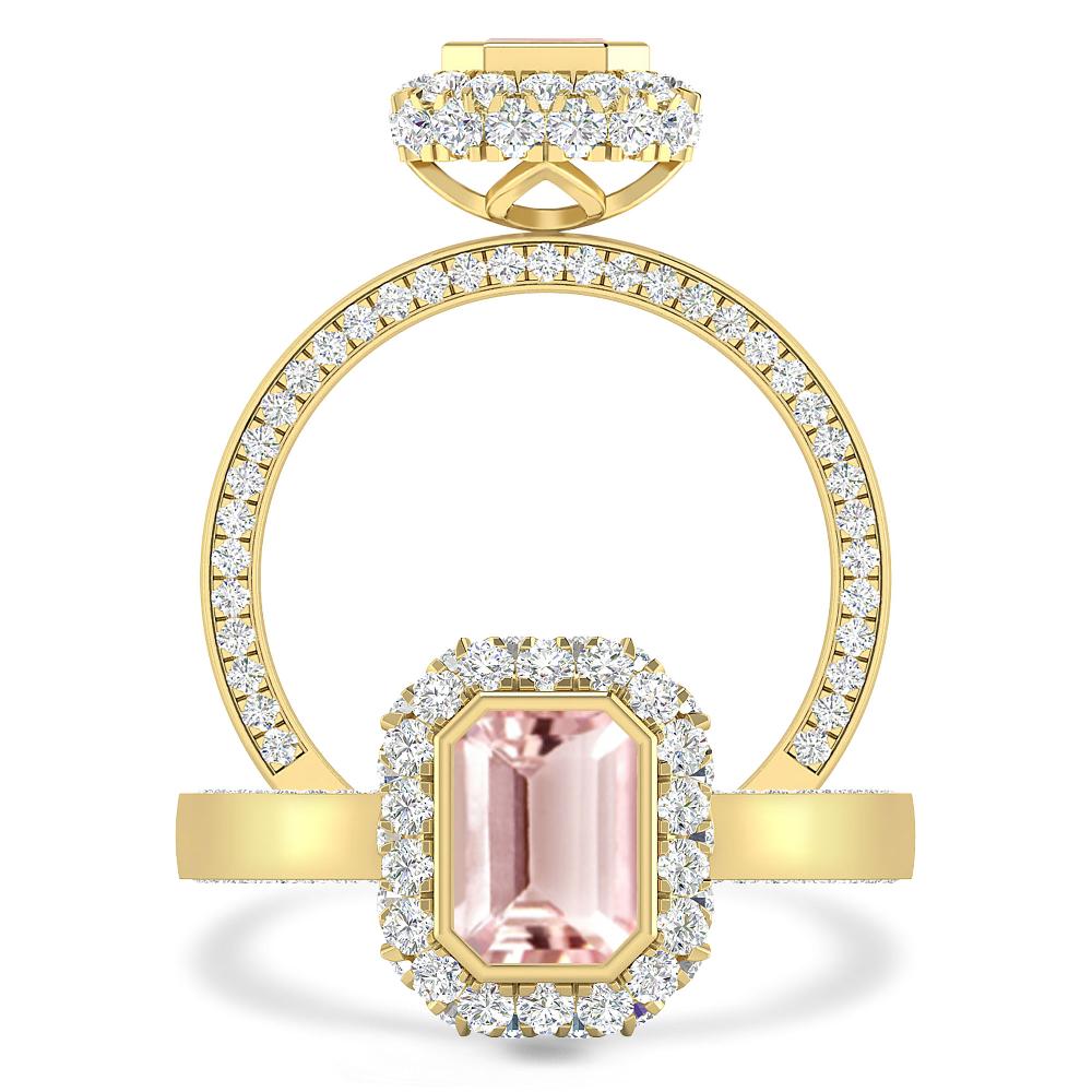 Yellow Gold - Morganite