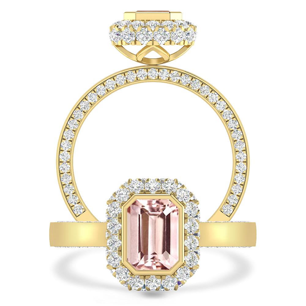 Yellow Gold - Morganite