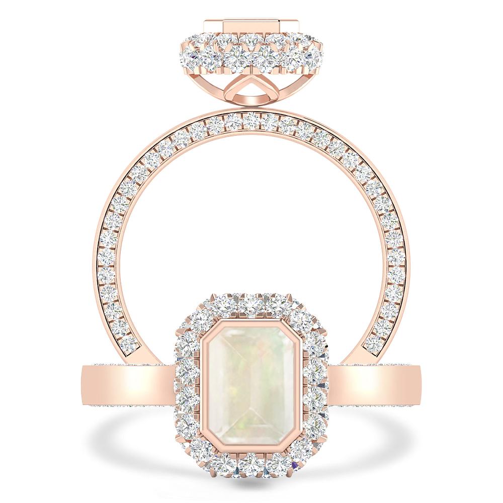 Rose Gold - Opal