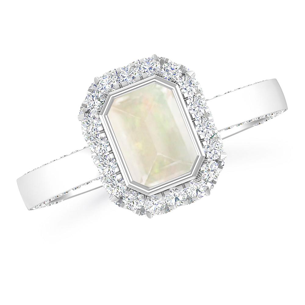 White Gold - Opal