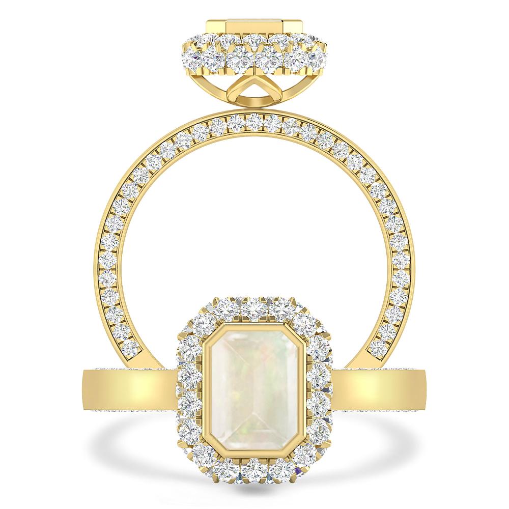Yellow Gold - Opal
