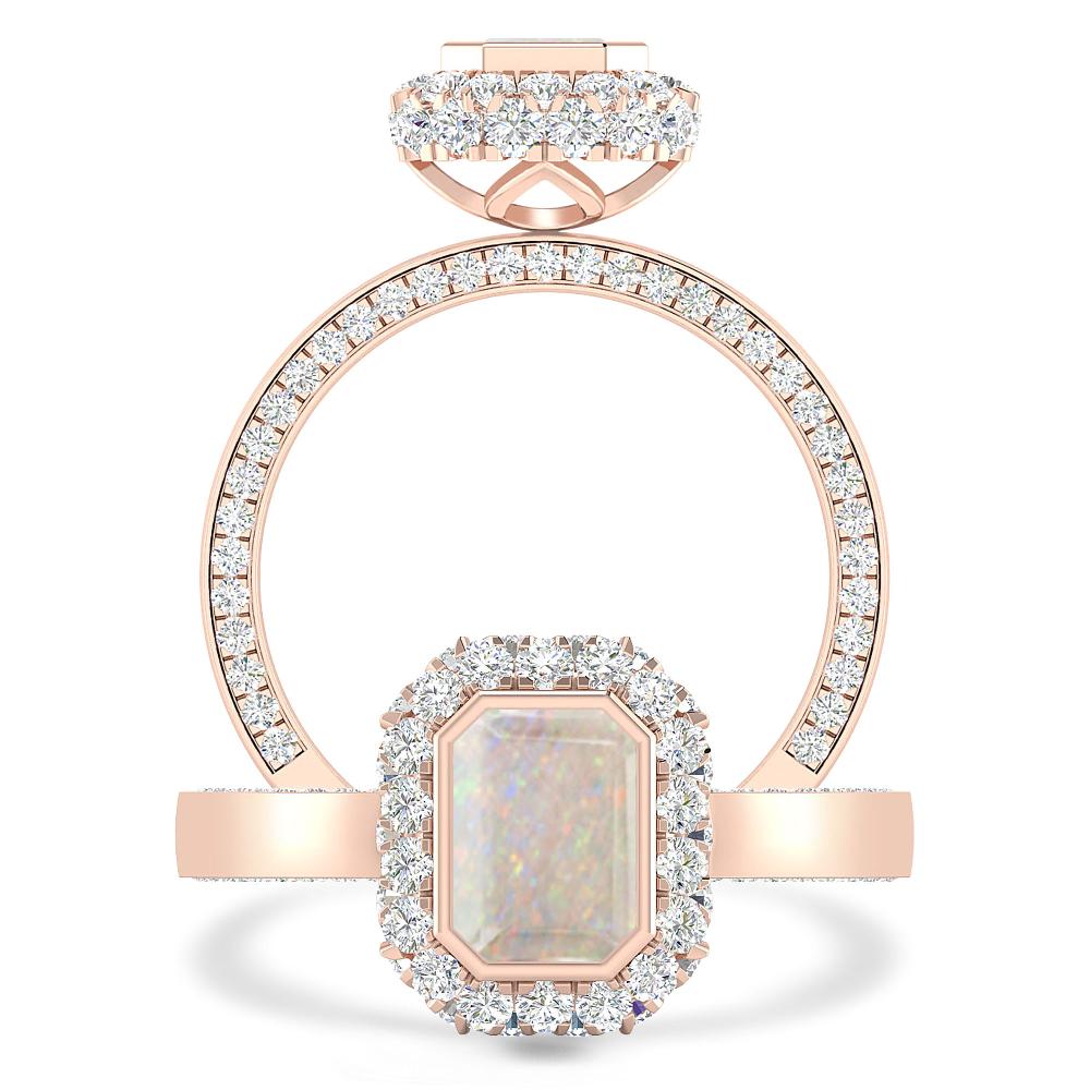 Rose Gold - Opal