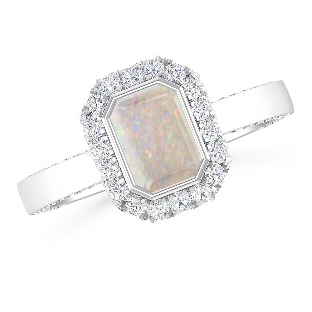 White Gold - Opal