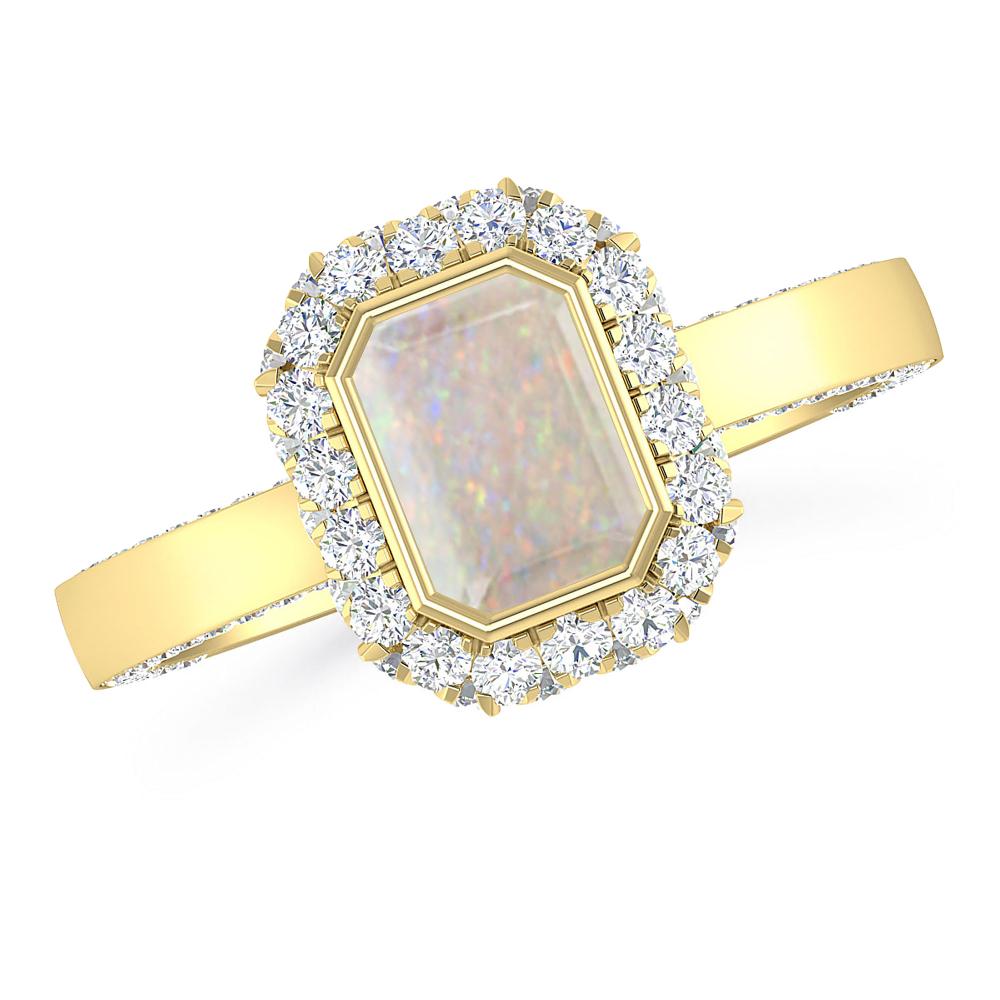 Yellow Gold - Opal