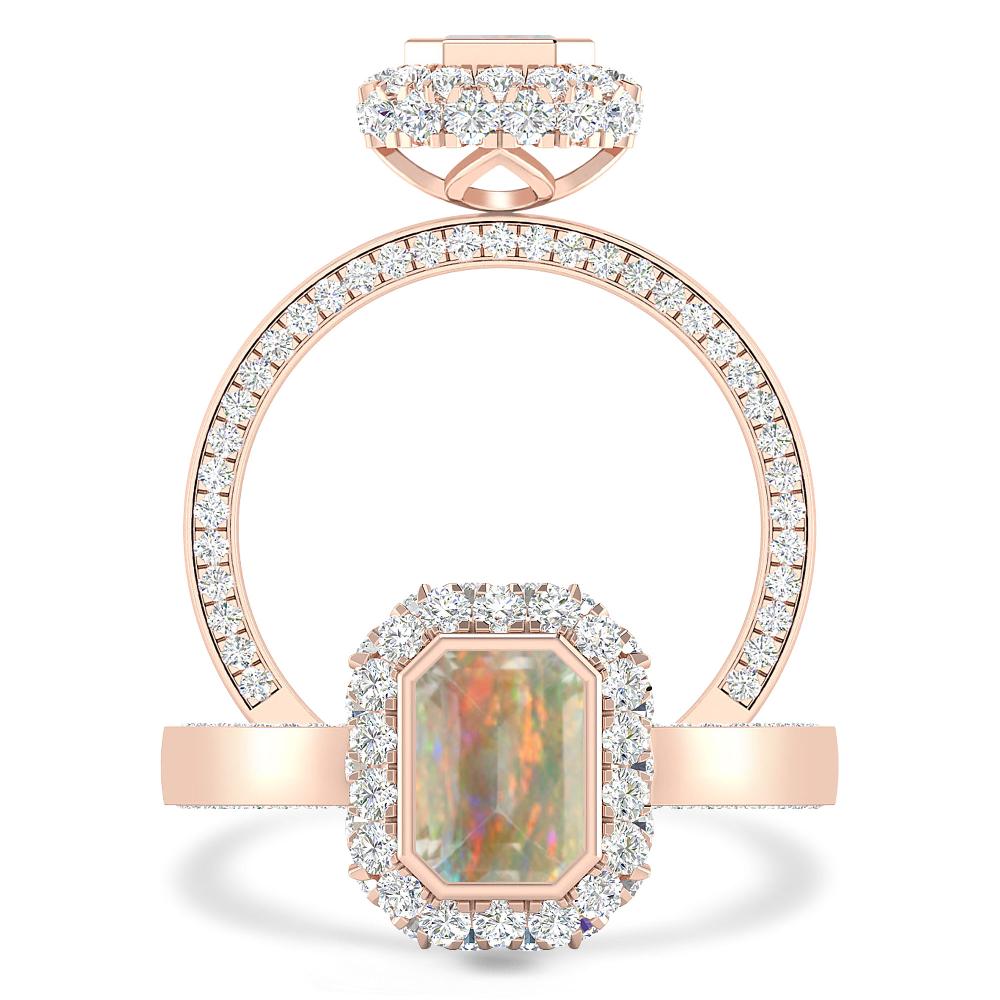 Rose Gold - Opal