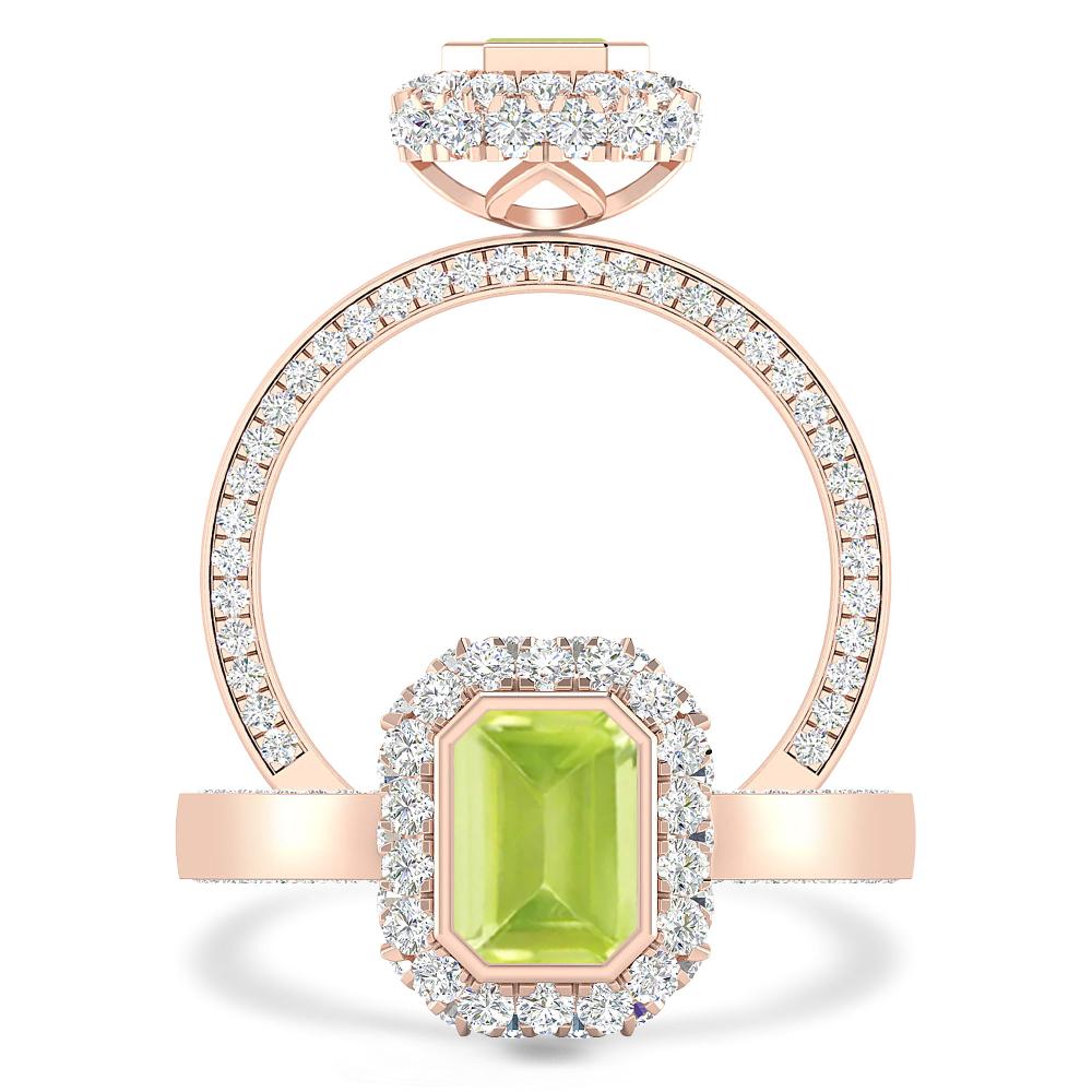 Rose Gold - Peridot
