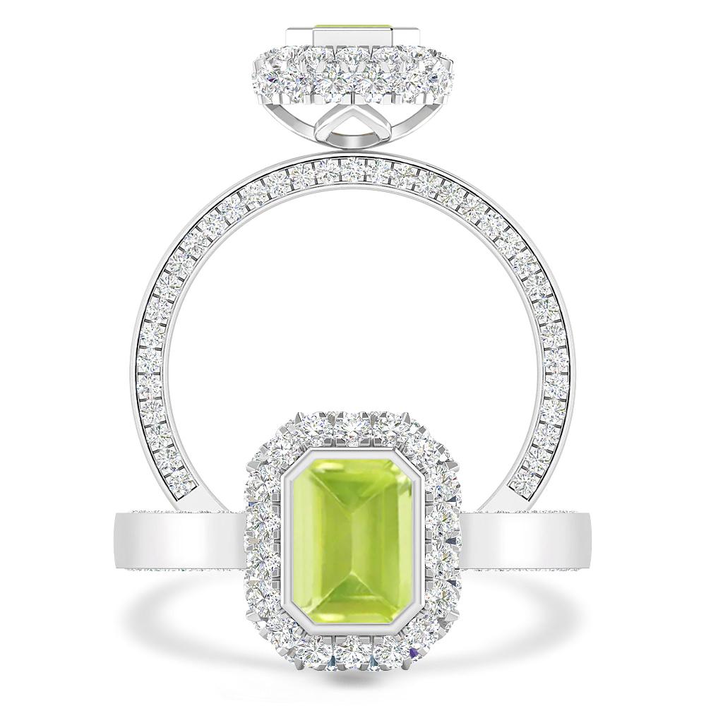 White Gold - Peridot