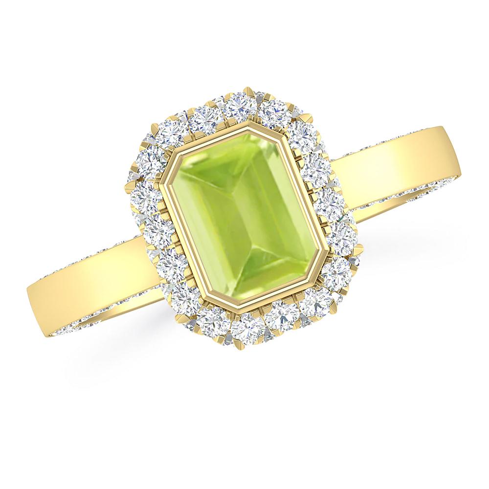 Yellow Gold - Peridot