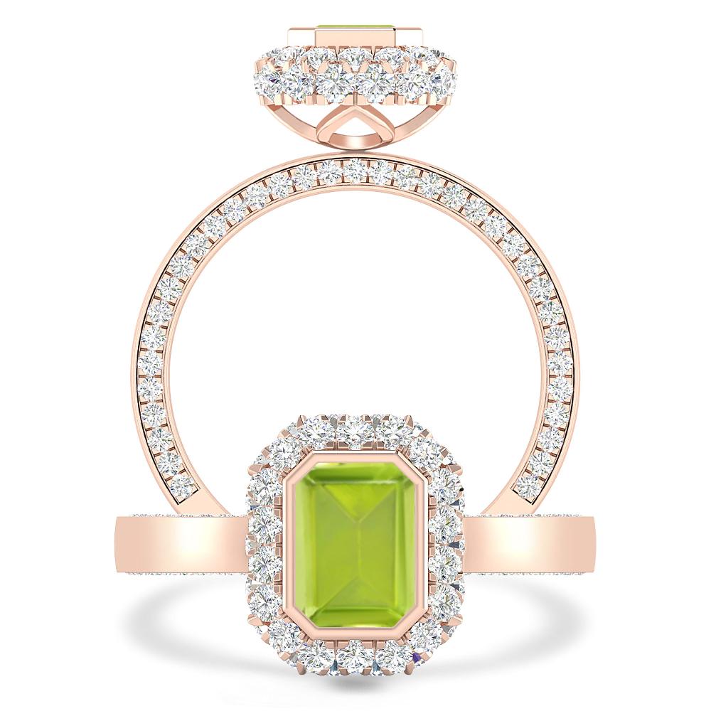 Rose Gold - Peridot