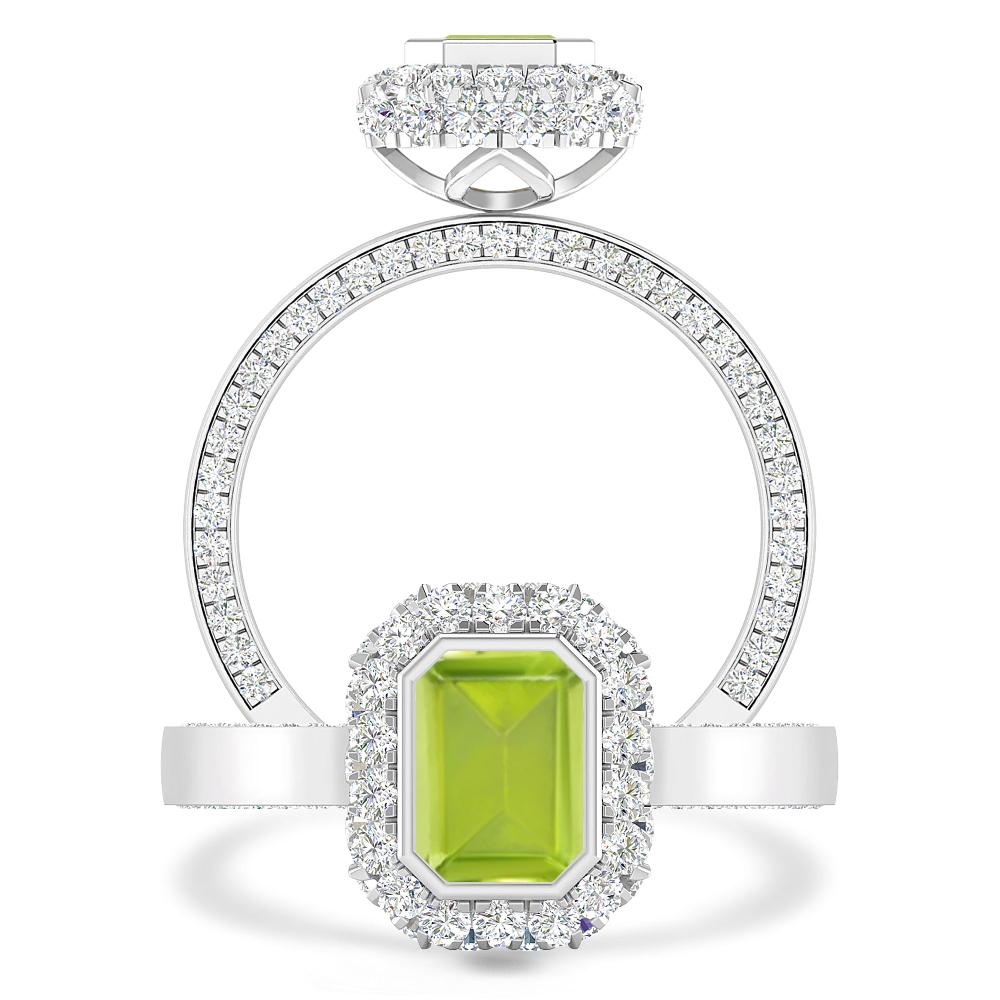 White Gold - Peridot