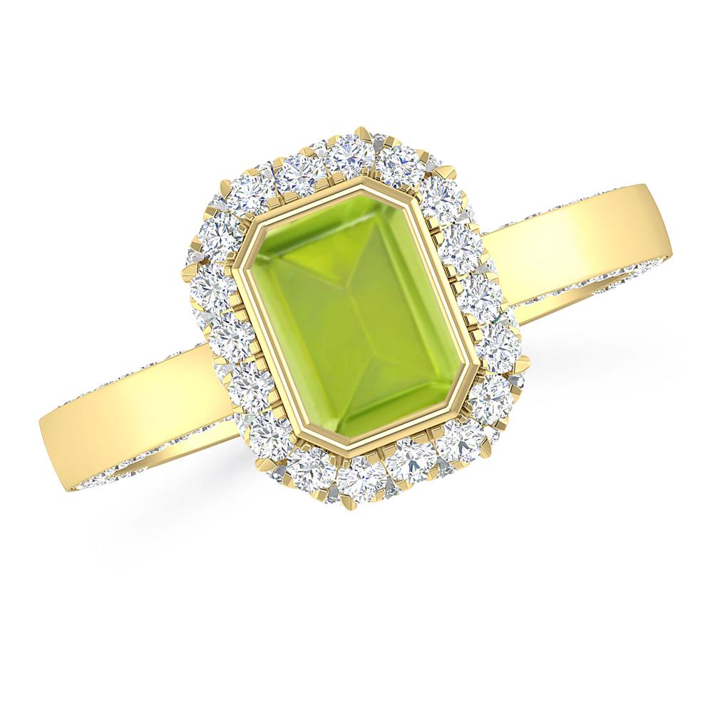 Yellow Gold - Peridot