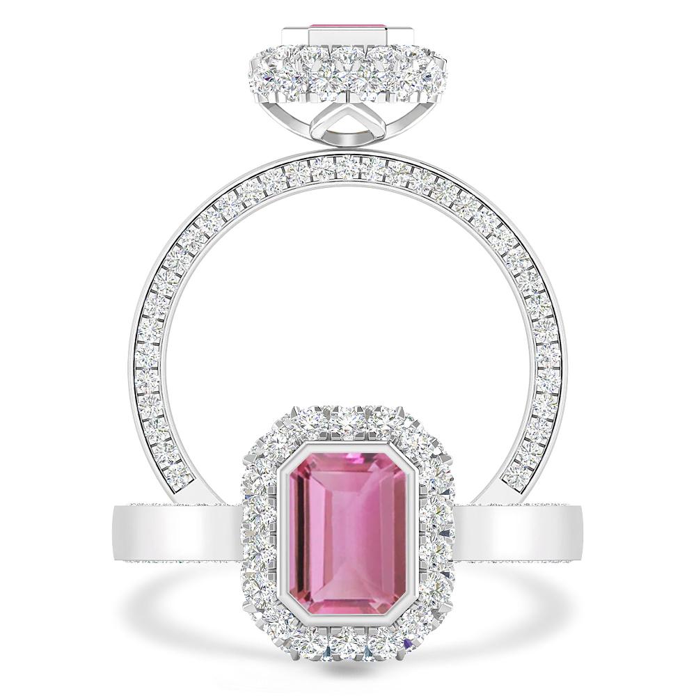 White Gold - Pink Tourmaline