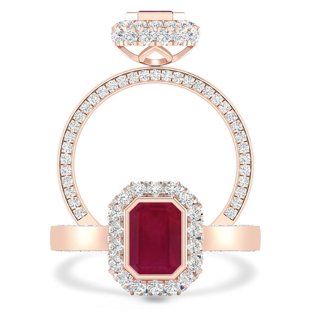 Rose Gold - Ruby