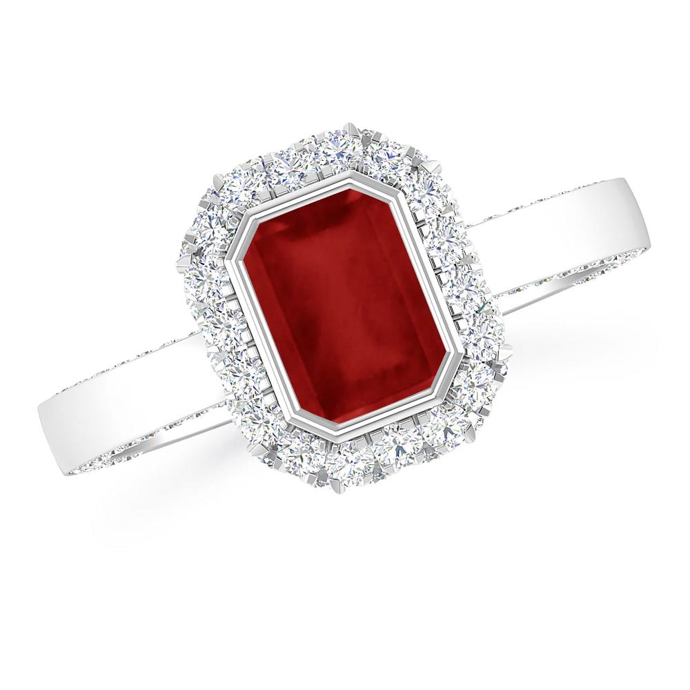 White Gold - Ruby