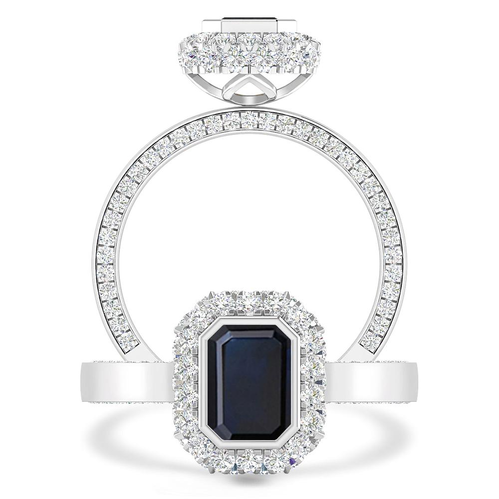 White Gold - Sapphire