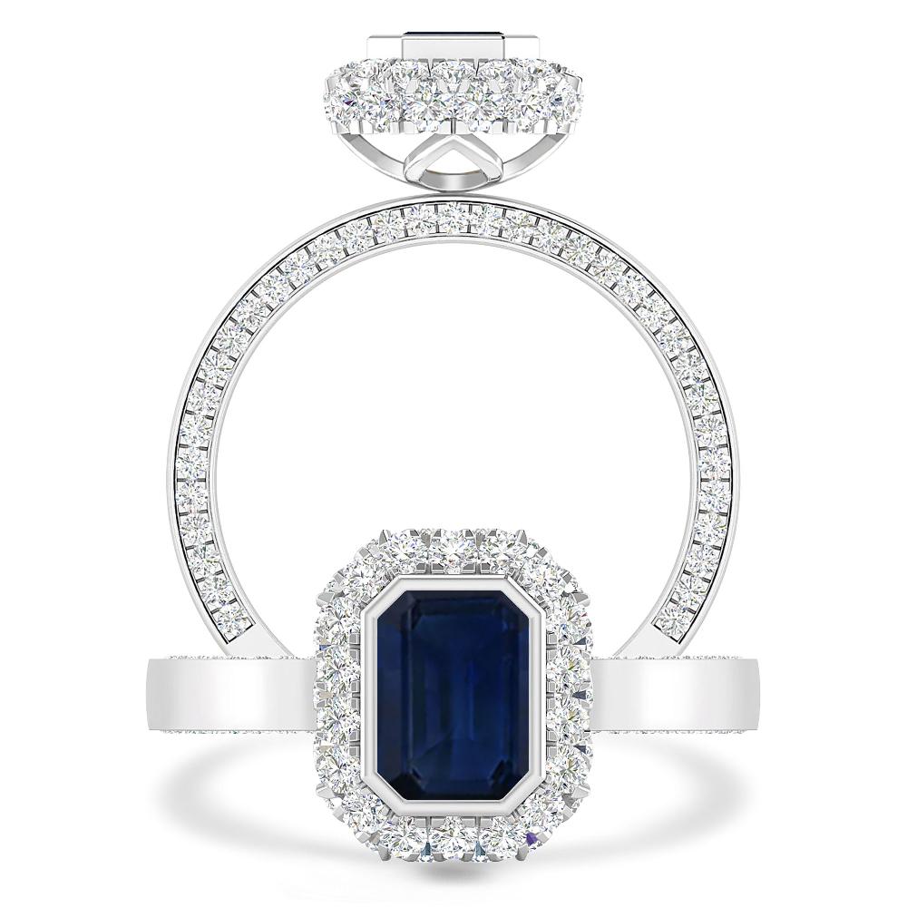 White Gold - Sapphire