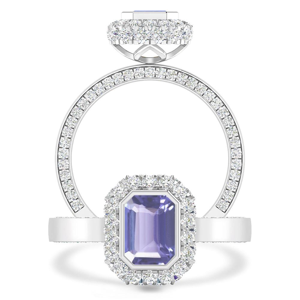 White Gold - Tanzanite