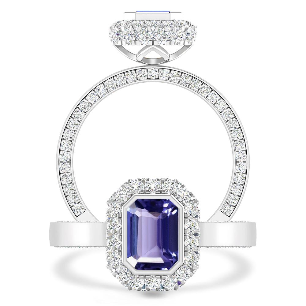 White Gold - Tanzanite