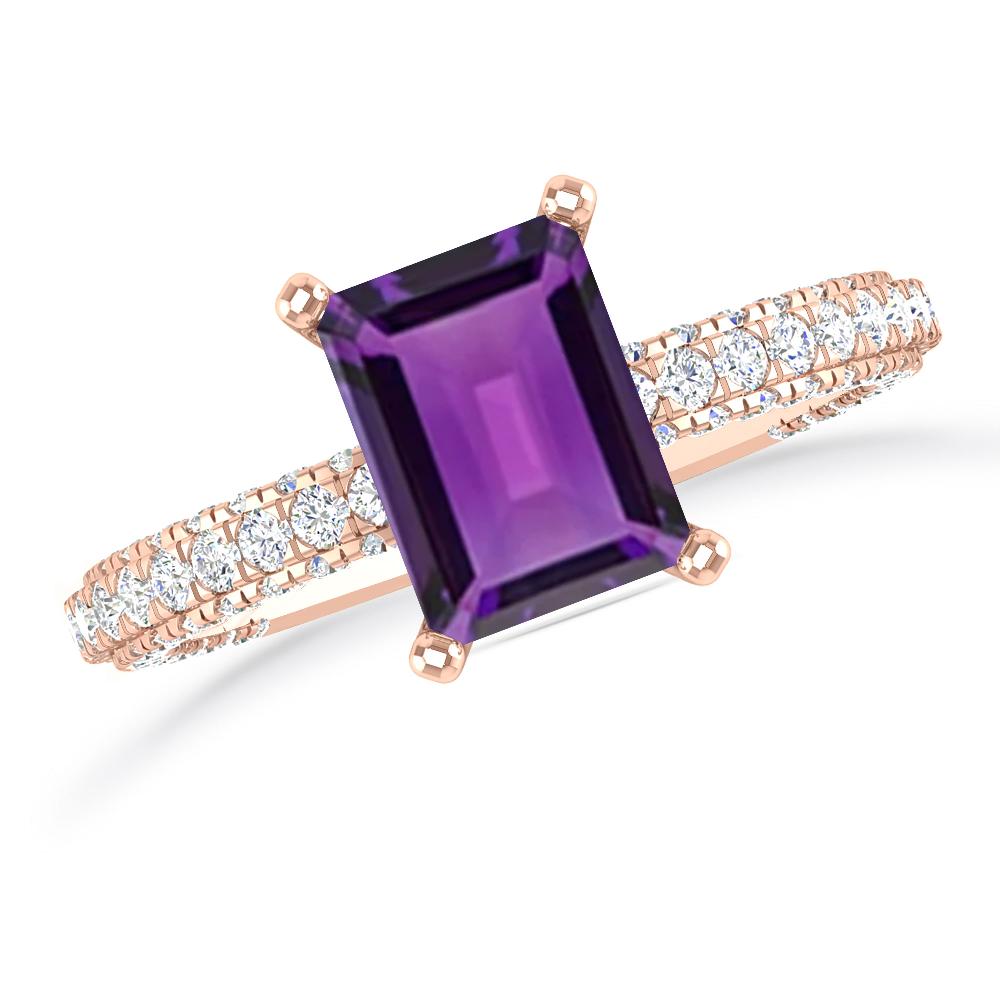 Rose Gold - Amethyst