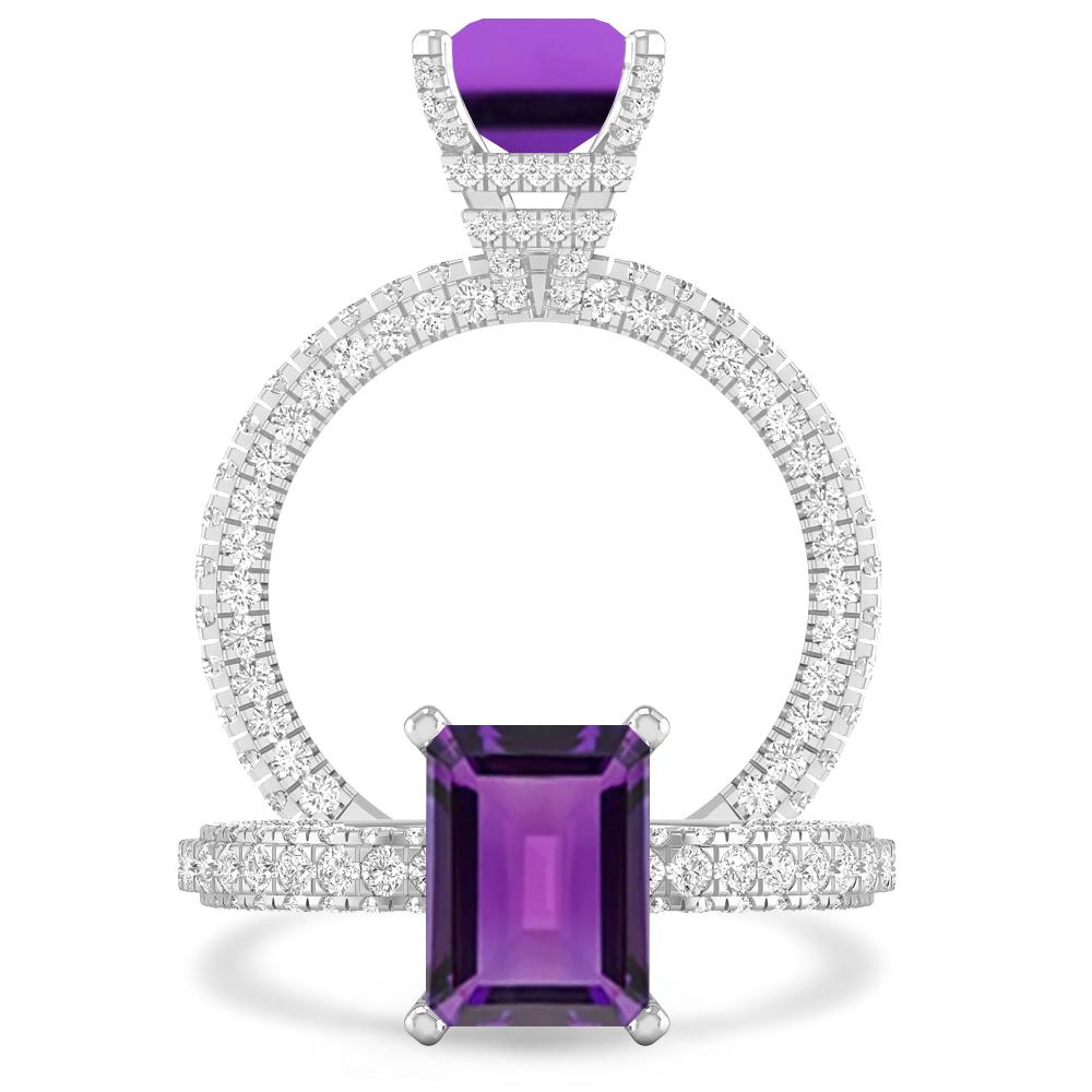 White Gold - Amethyst