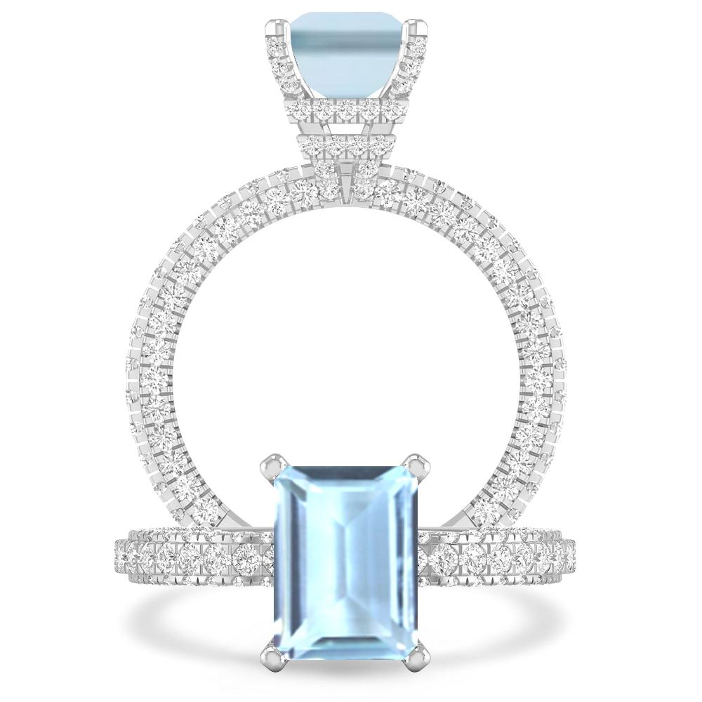 White Gold - Aquamarine