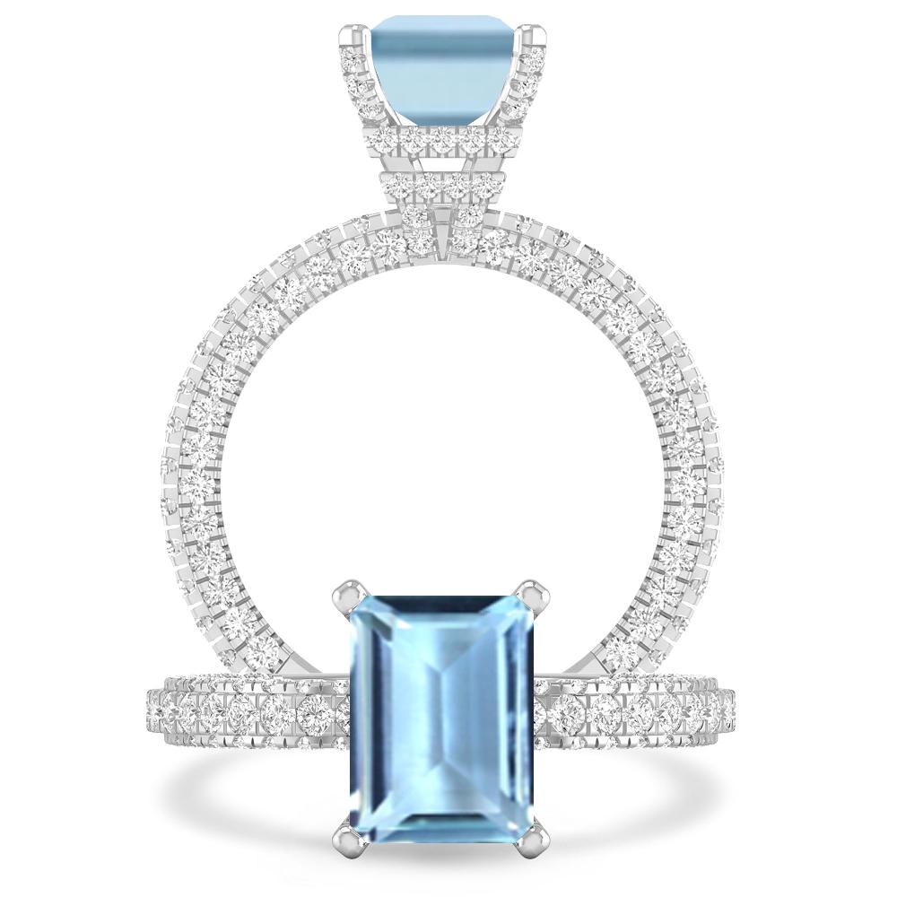 White Gold - Aquamarine