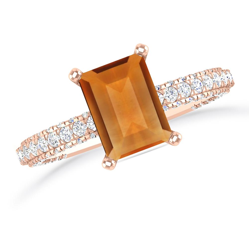 Rose Gold - Citrine