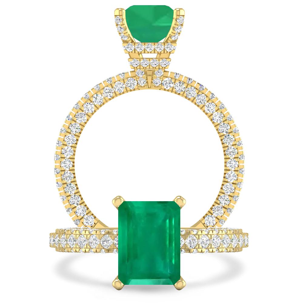 Yellow Gold - Emerald