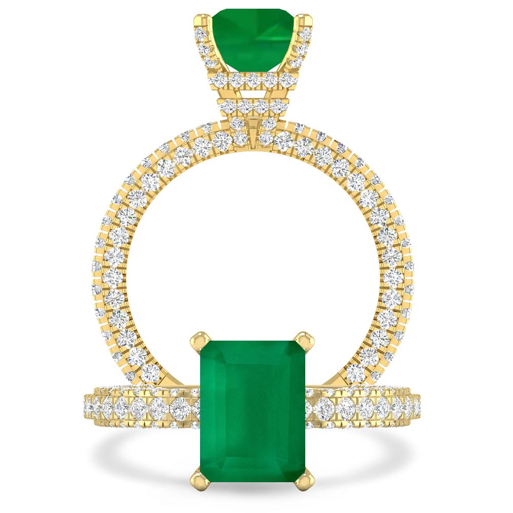 Yellow Gold - Emerald