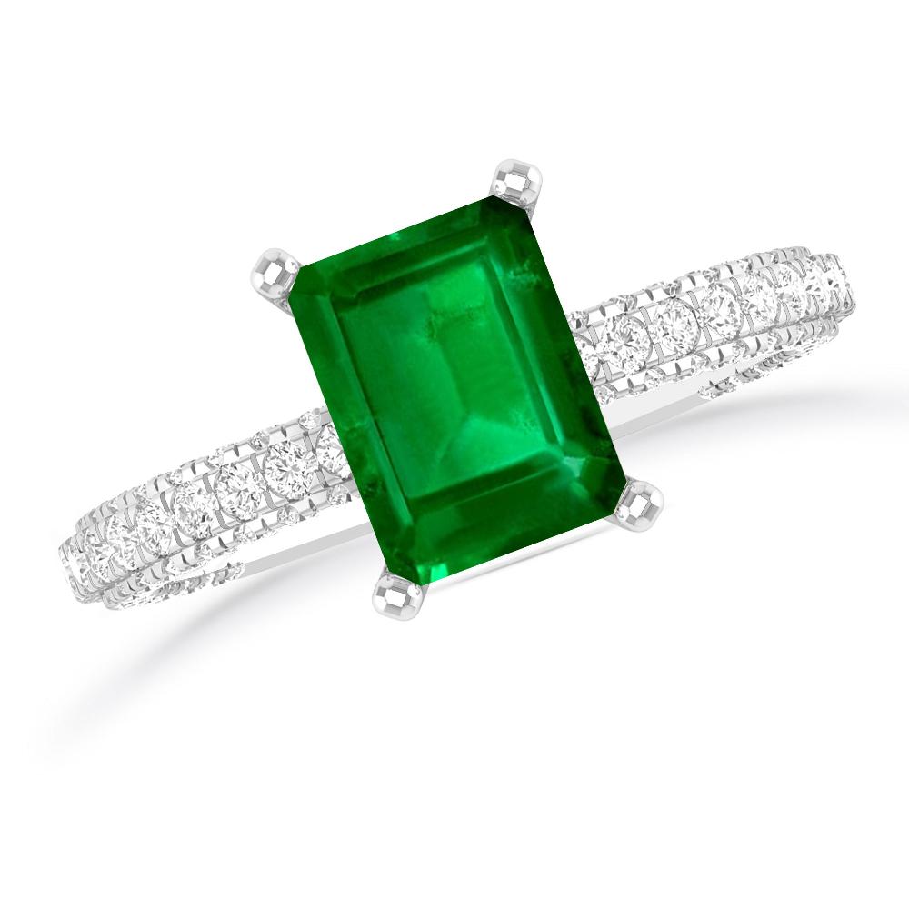 White Gold - Emerald