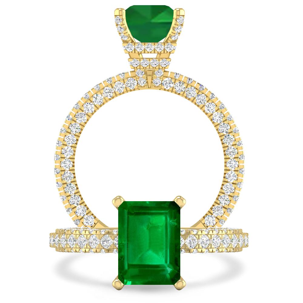 Yellow Gold - Emerald