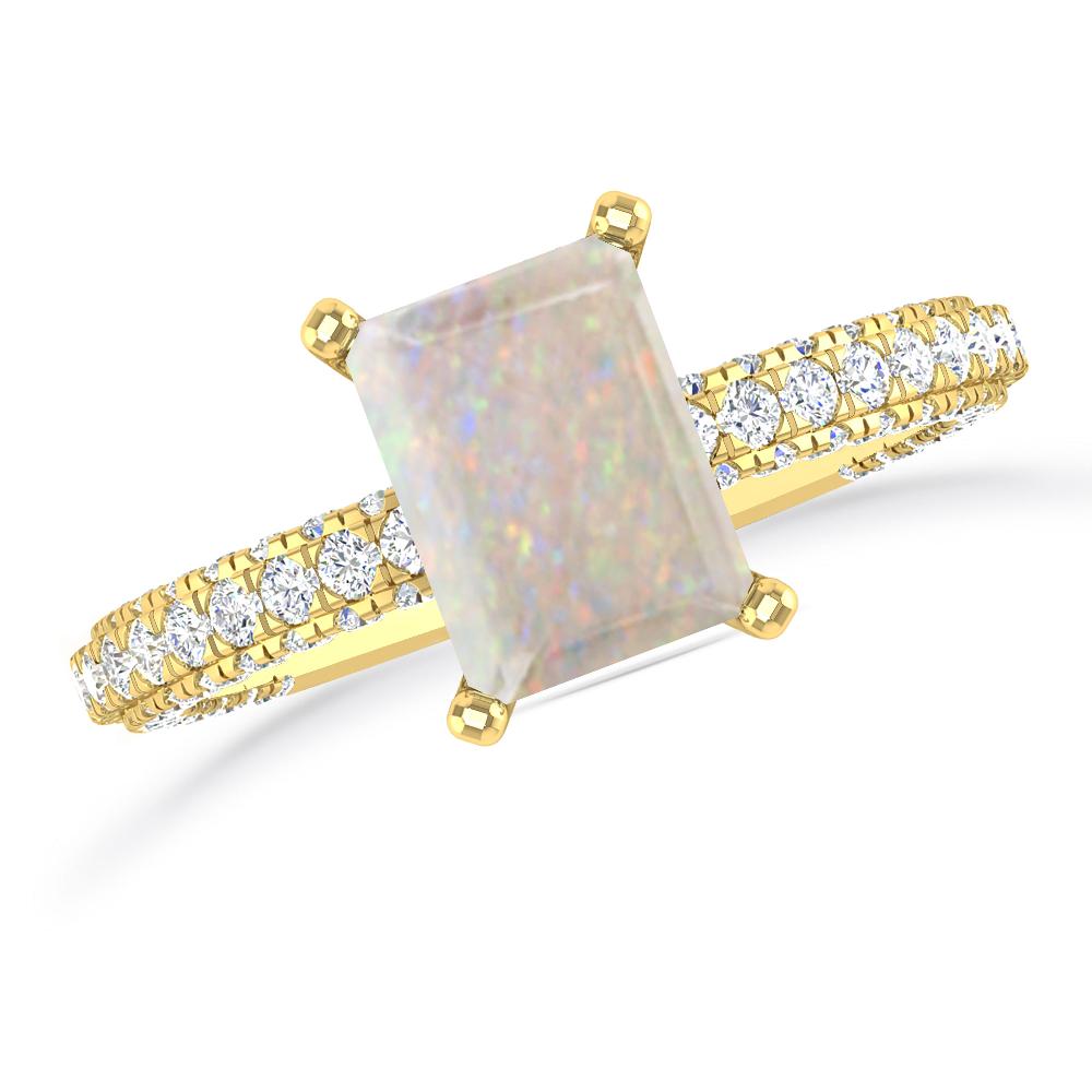 Yellow Gold - Opal