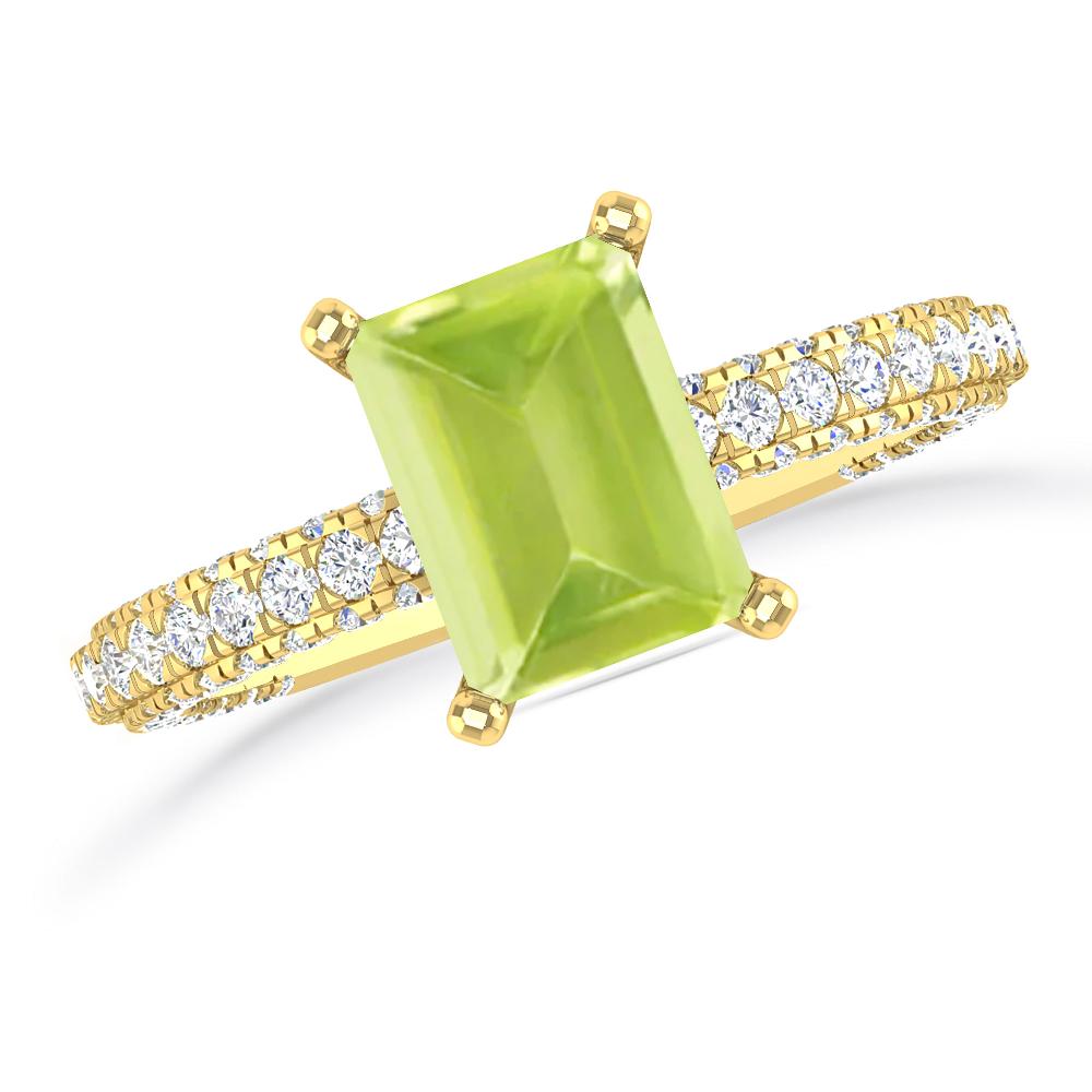 Yellow Gold - Peridot