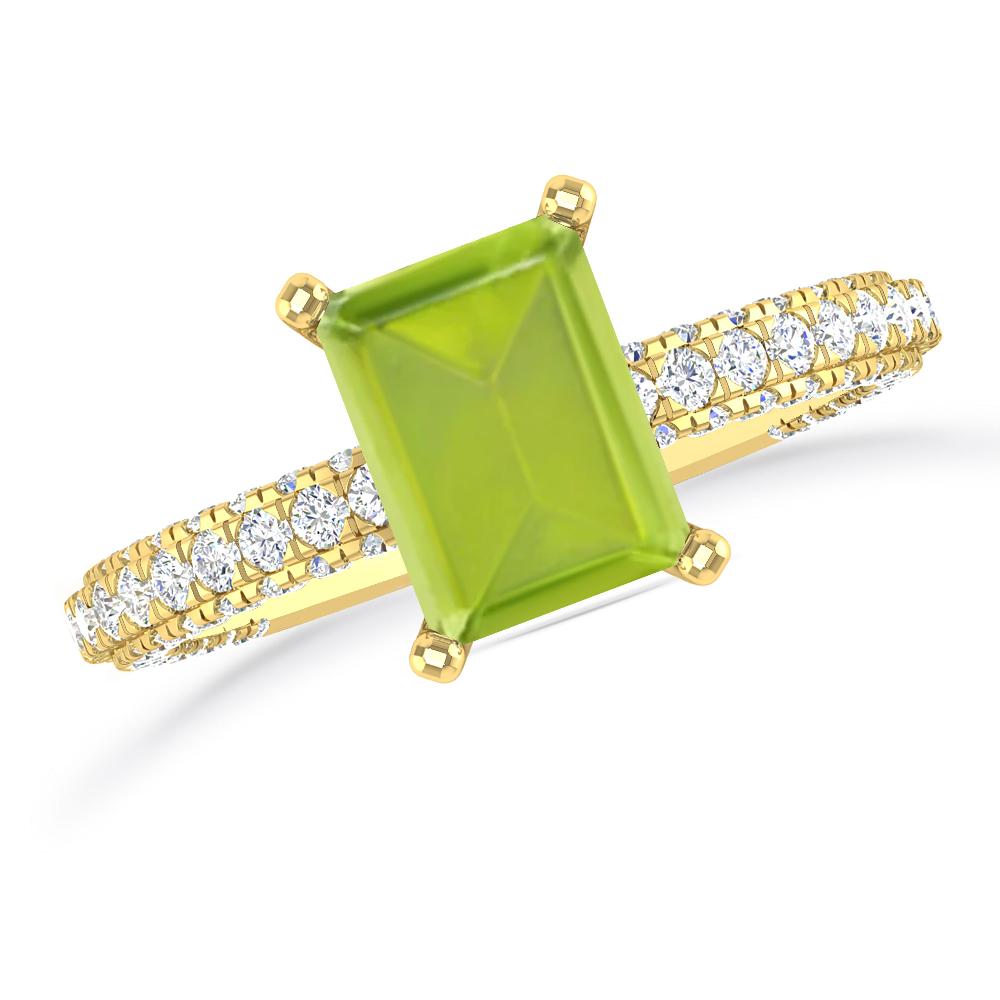 Yellow Gold - Peridot