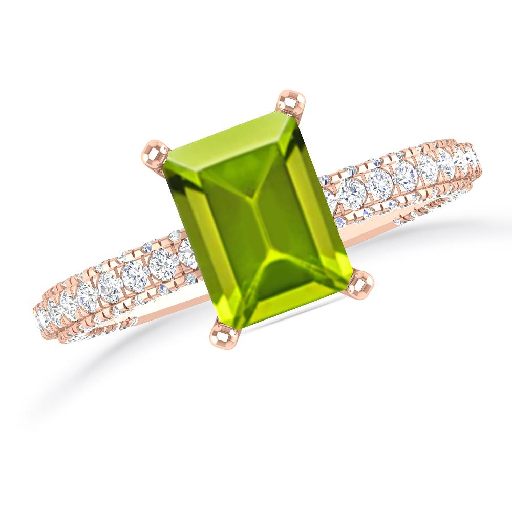 Rose Gold - Peridot