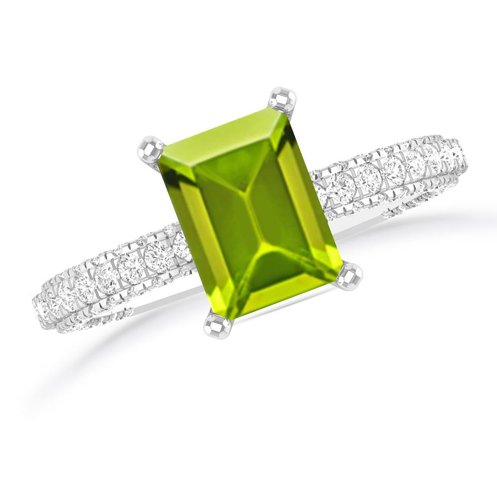 White Gold - Peridot