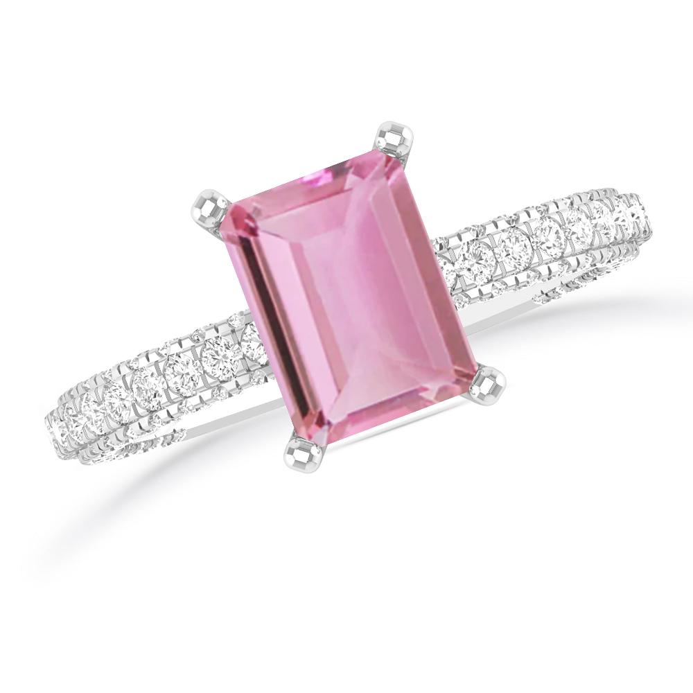 White Gold - Pink Tourmaline