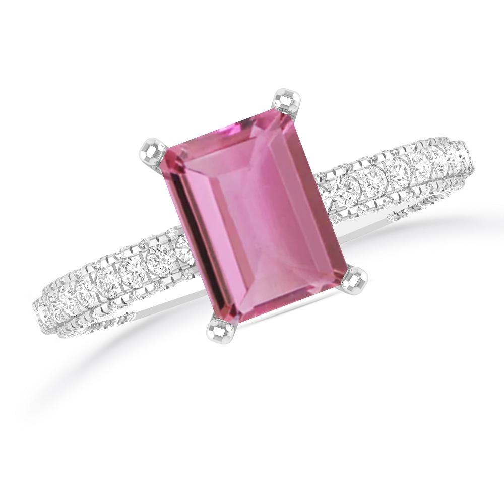 White Gold - Pink Tourmaline