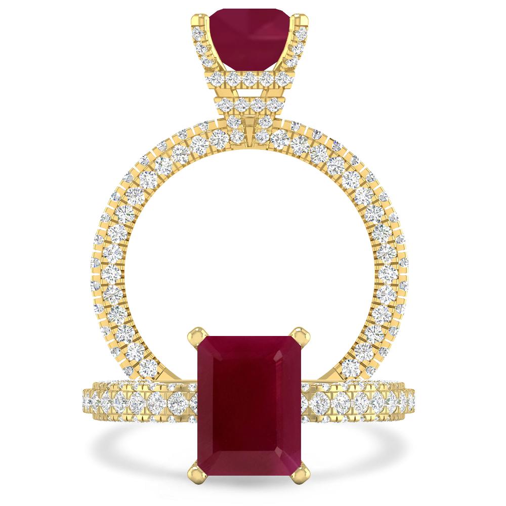 Yellow Gold - Ruby